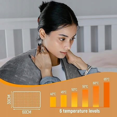 Electric Flannel Heating Pillow 30 x 60 (Grey) Medical device no