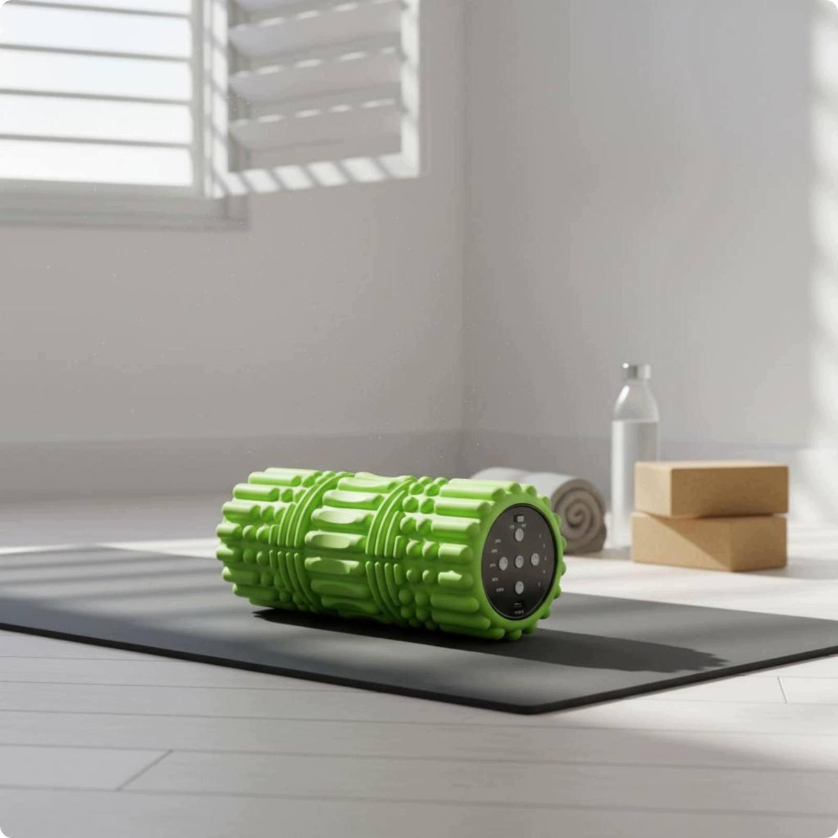 Electric Foam Roller Muscle Relaxation Vibrating Massage Roller