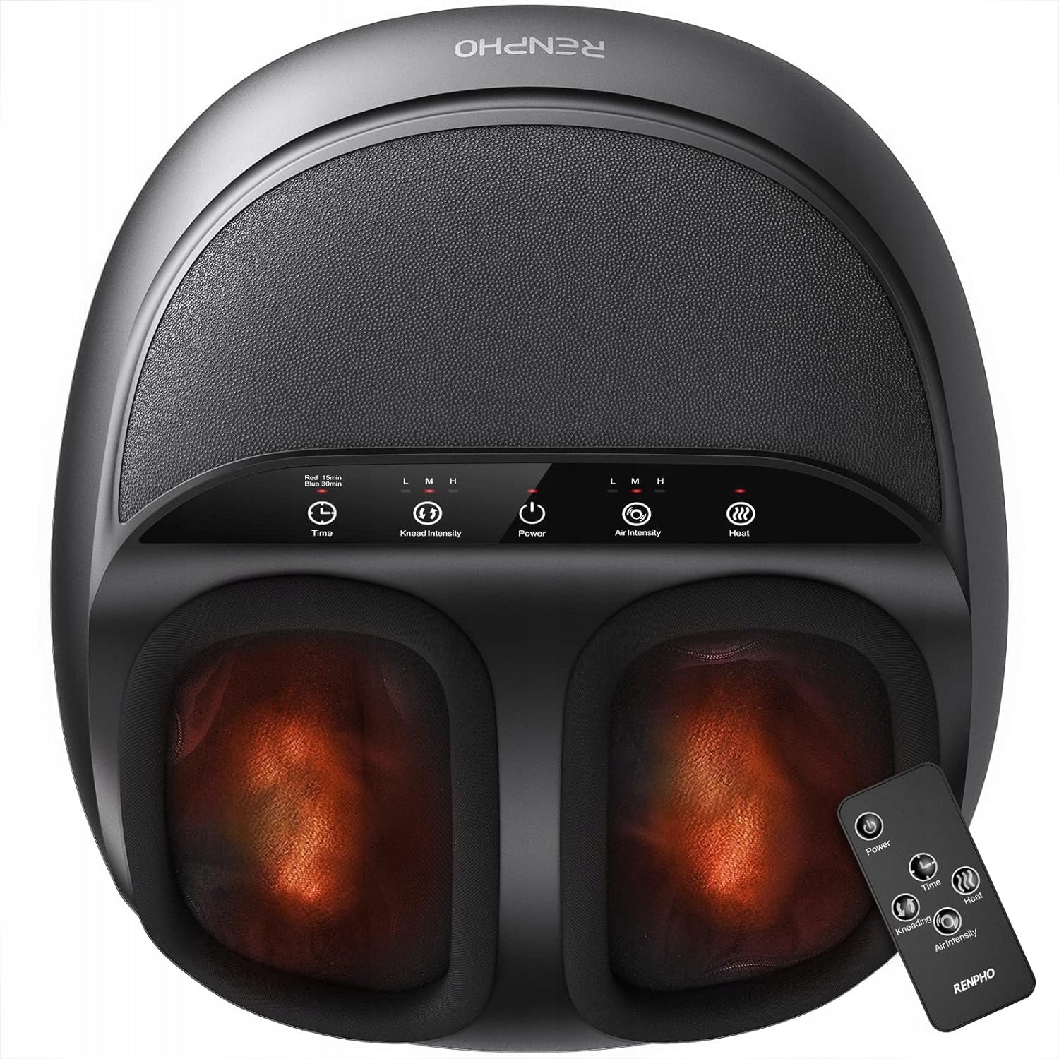 Electric Foot Massager, Infrared Heating, Air Compression
