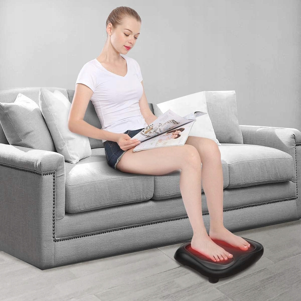 Electric Foot Massager Relaxation With Heating For Her For Him Gift Brand Nekteck