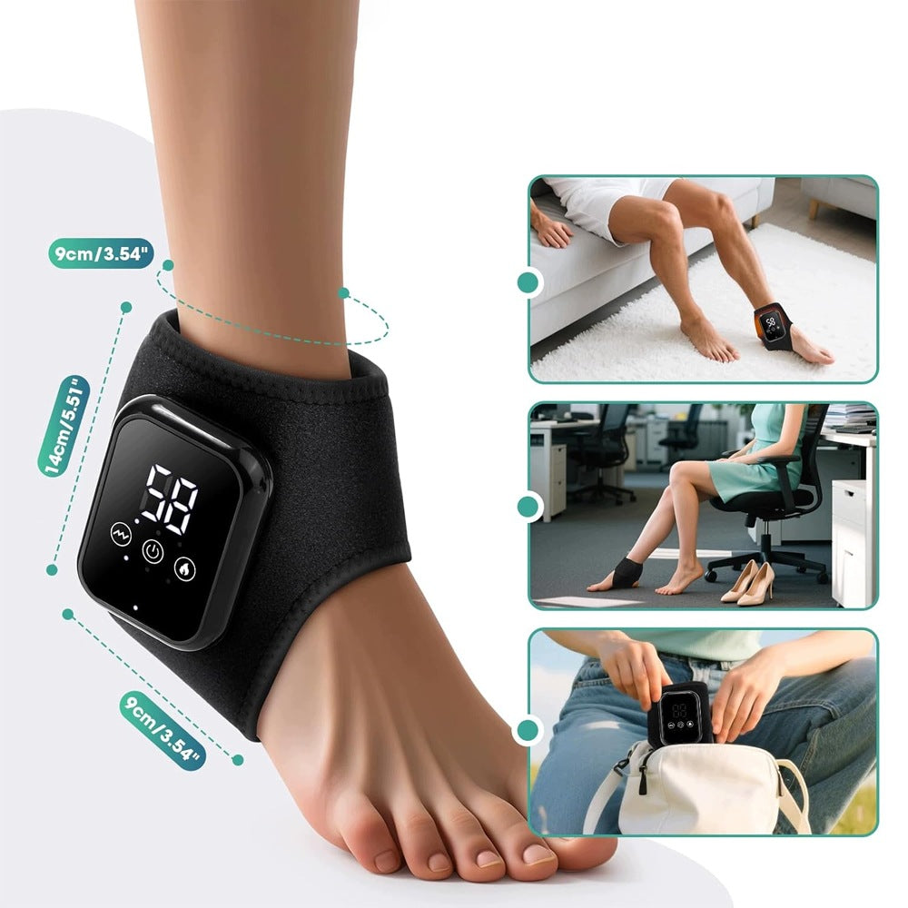 Electric Foot Massager with 2000mAh Battery, Black Material Packaging status original