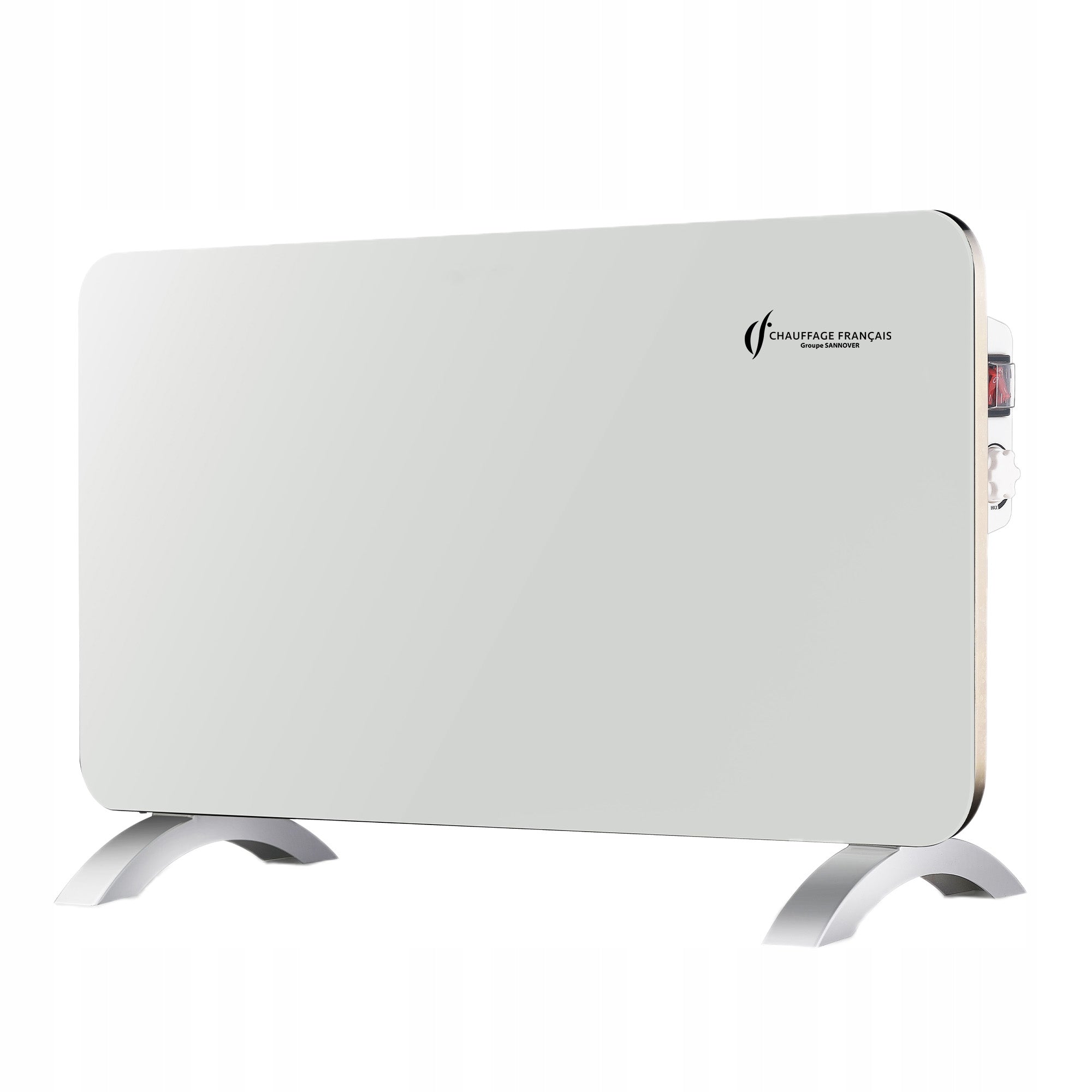 Electric Glass Radiator Mobile Sorimo Sannover 2000 W White