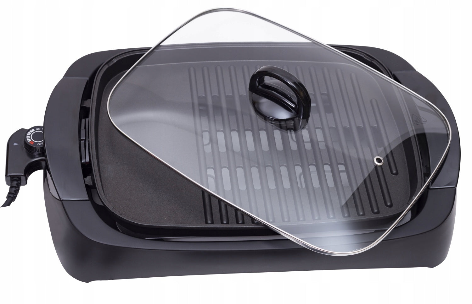 Electric Grill 3000W Large Plate Fluted Flat Cover Spatula Packaging status original