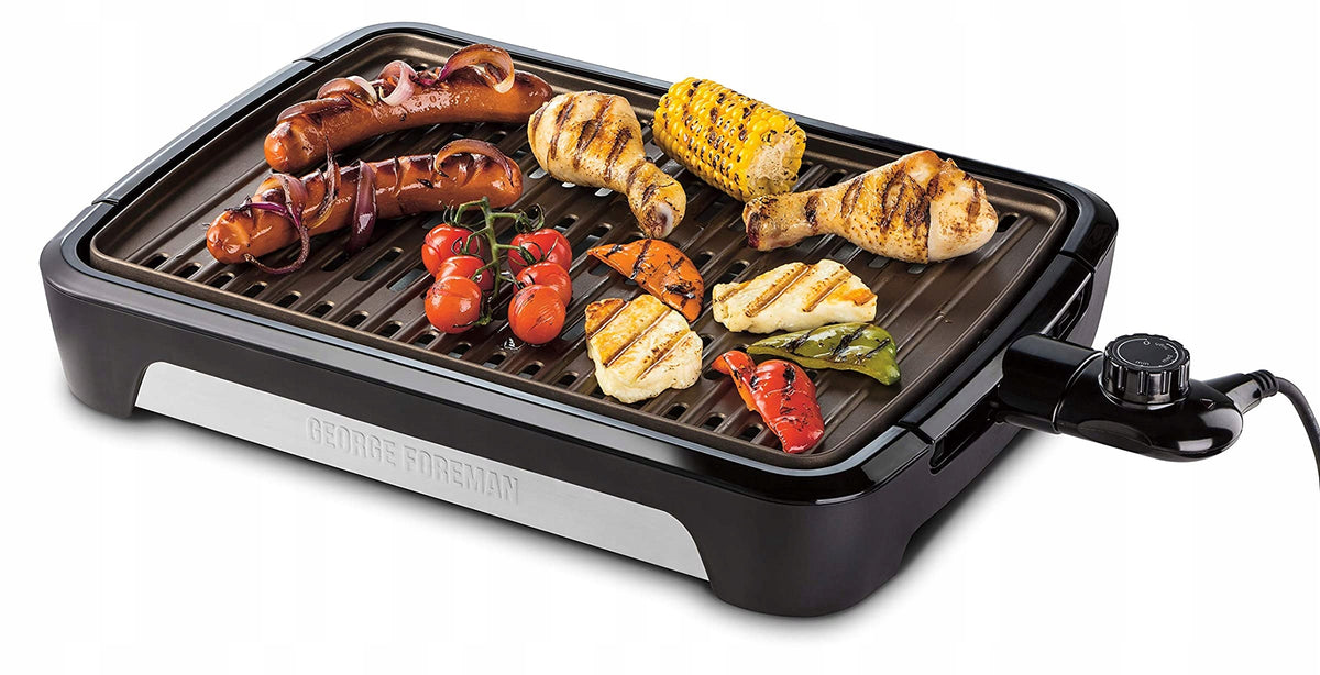Electric Grill George Foreman Smokeless 80 Percent Less Smoke For Kitchen
