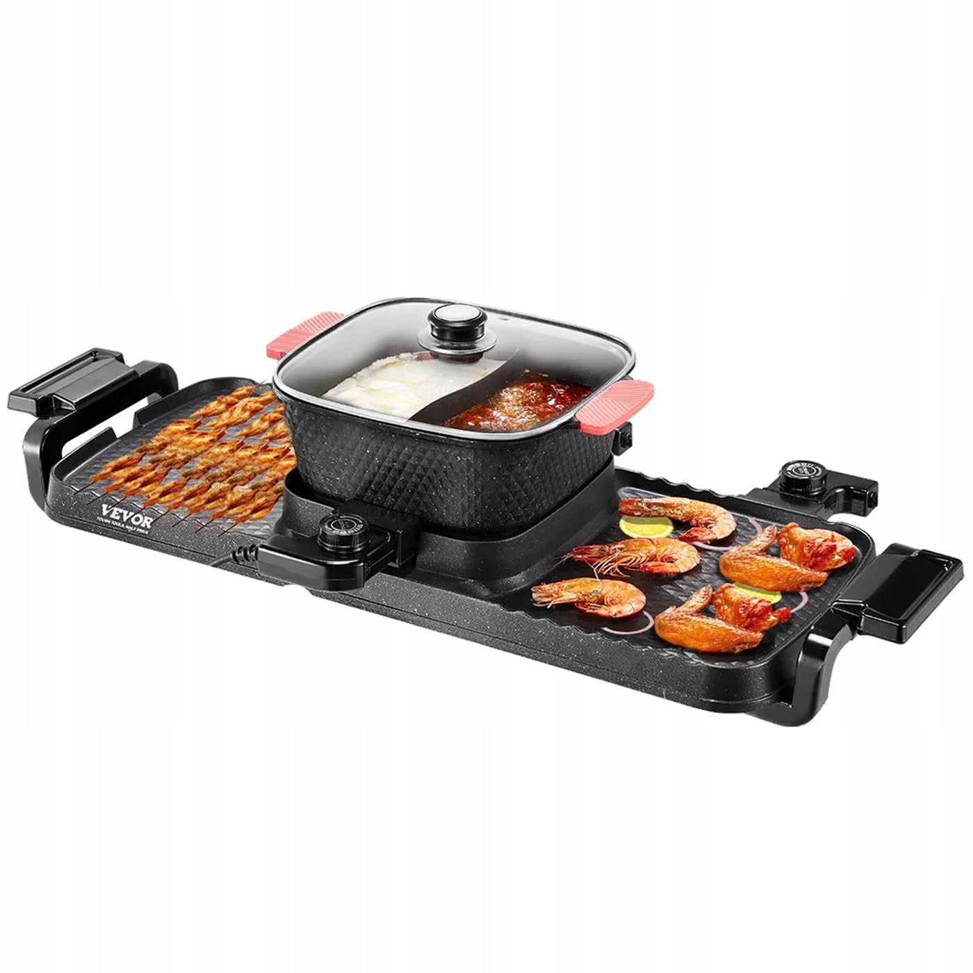 Electric Grill Hot Pot 2in1 Korean BBQ Shabu-Shabu 2300W 3,25L Packaging status original
