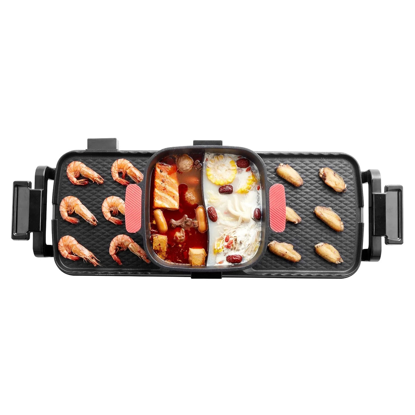 Electric Grill Hot Pot 2in1 Korean BBQ Shabu-Shabu 2300W 3,25L Power rating 2300 W