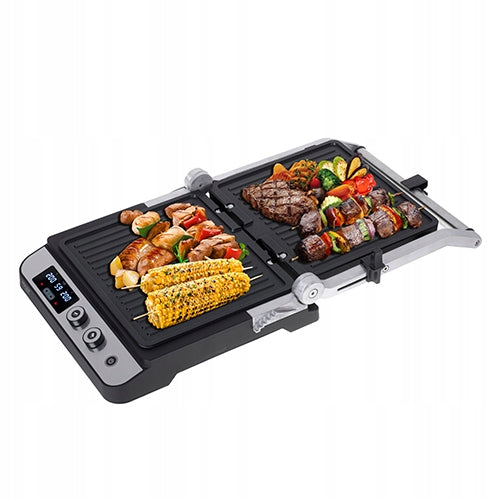 Electric Grill LED 2in1 Contact Tableware 3000W 2 Nonstick Plates Manufacturer code 170540107