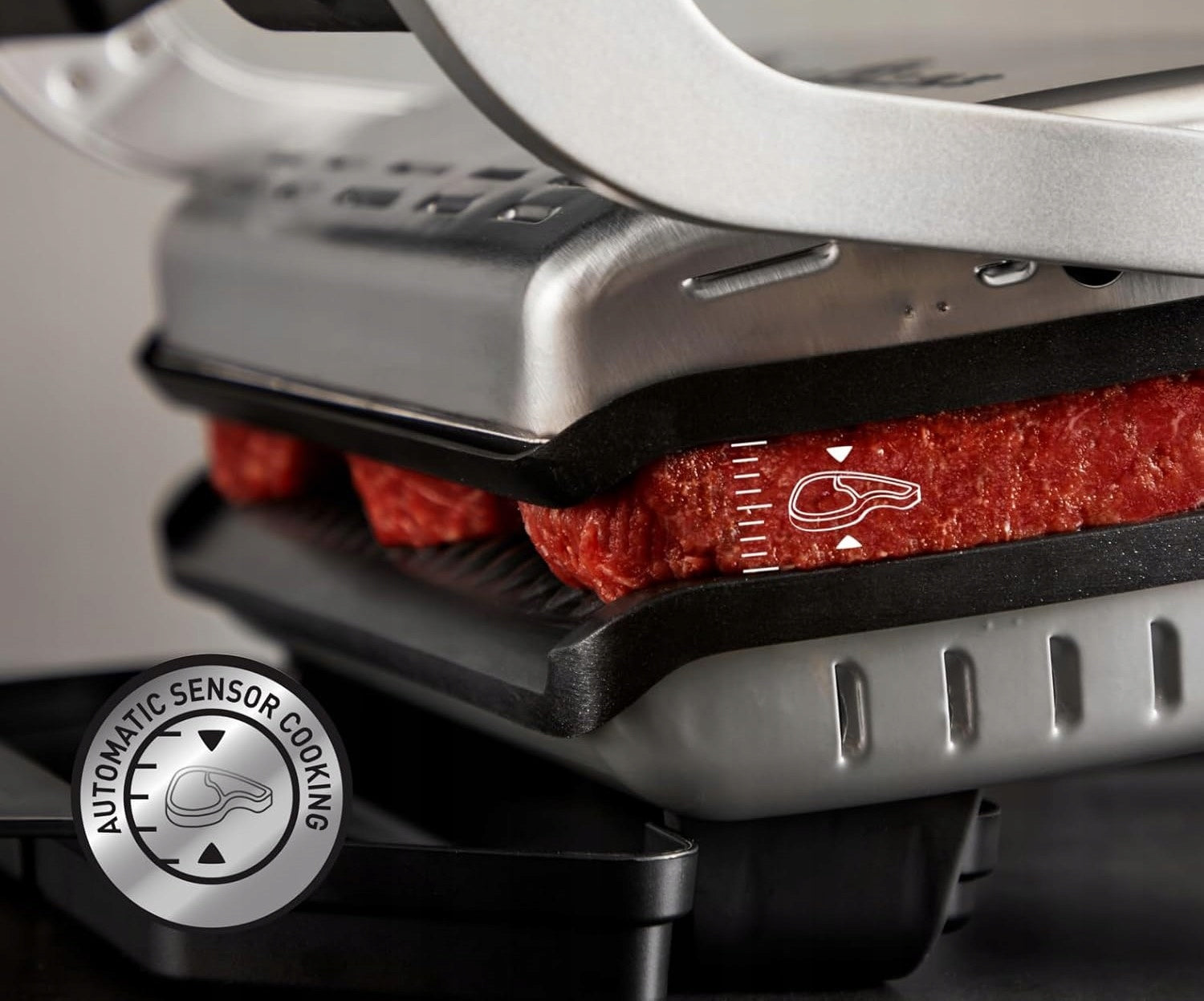 Electric Grill MOULINEX OptiGrill+ XL GI722D 2000W Model GI722D