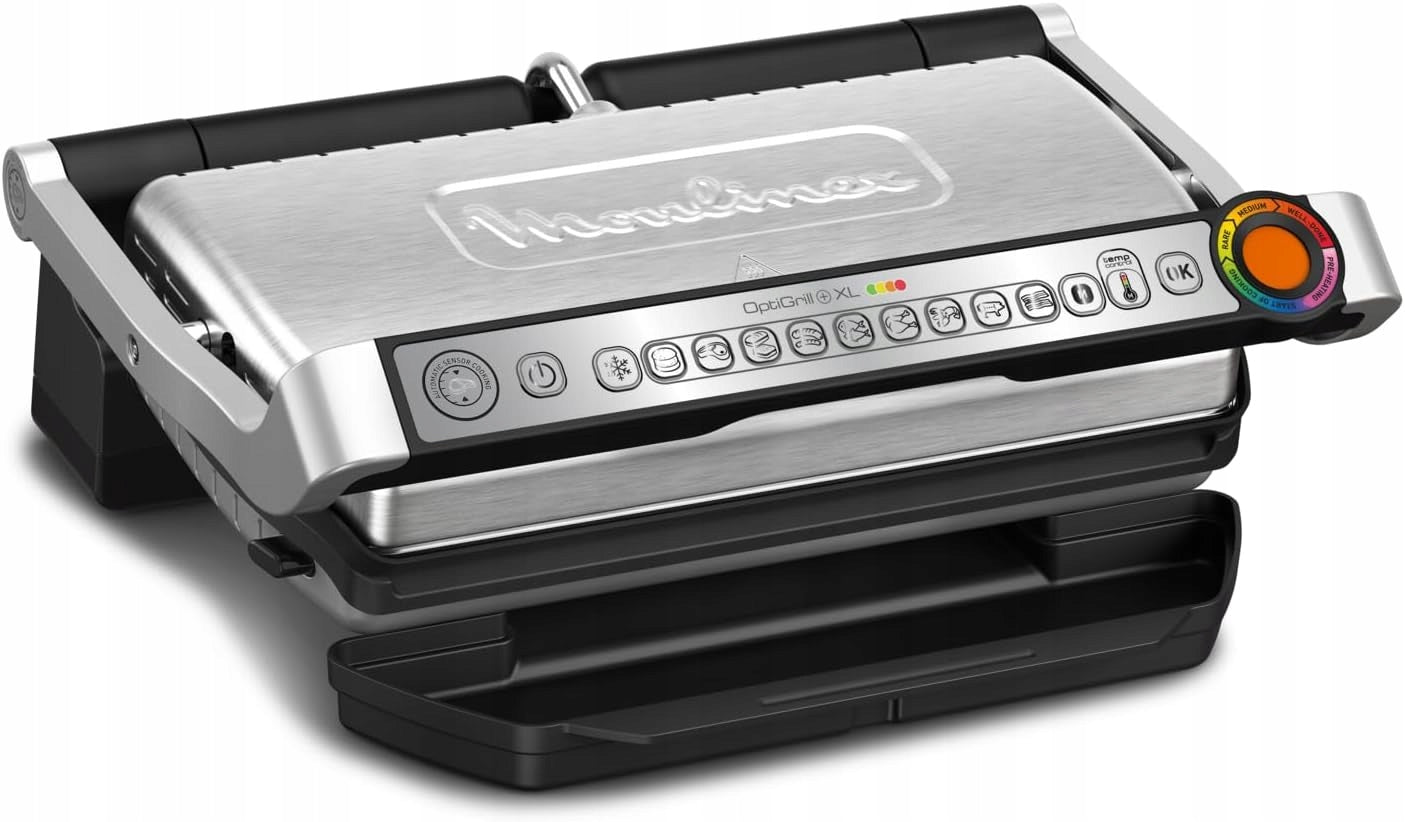 Electric Grill MOULINEX OptiGrill+ XL GI722D 2000W