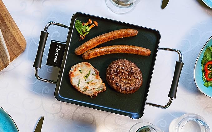 Electric Grill Plate Nonstick 1000W Brand Bestron