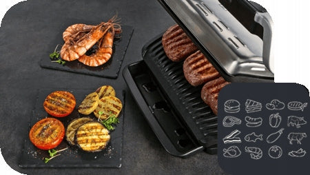 Electric Grill TEFAL Optigrill XL GC760D Toaster Folding Strong Power rating 2200 W