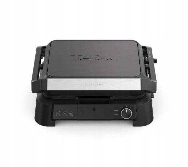 Electric Grill Tefal SuperGrill GC5108 600cm2 Contact Black