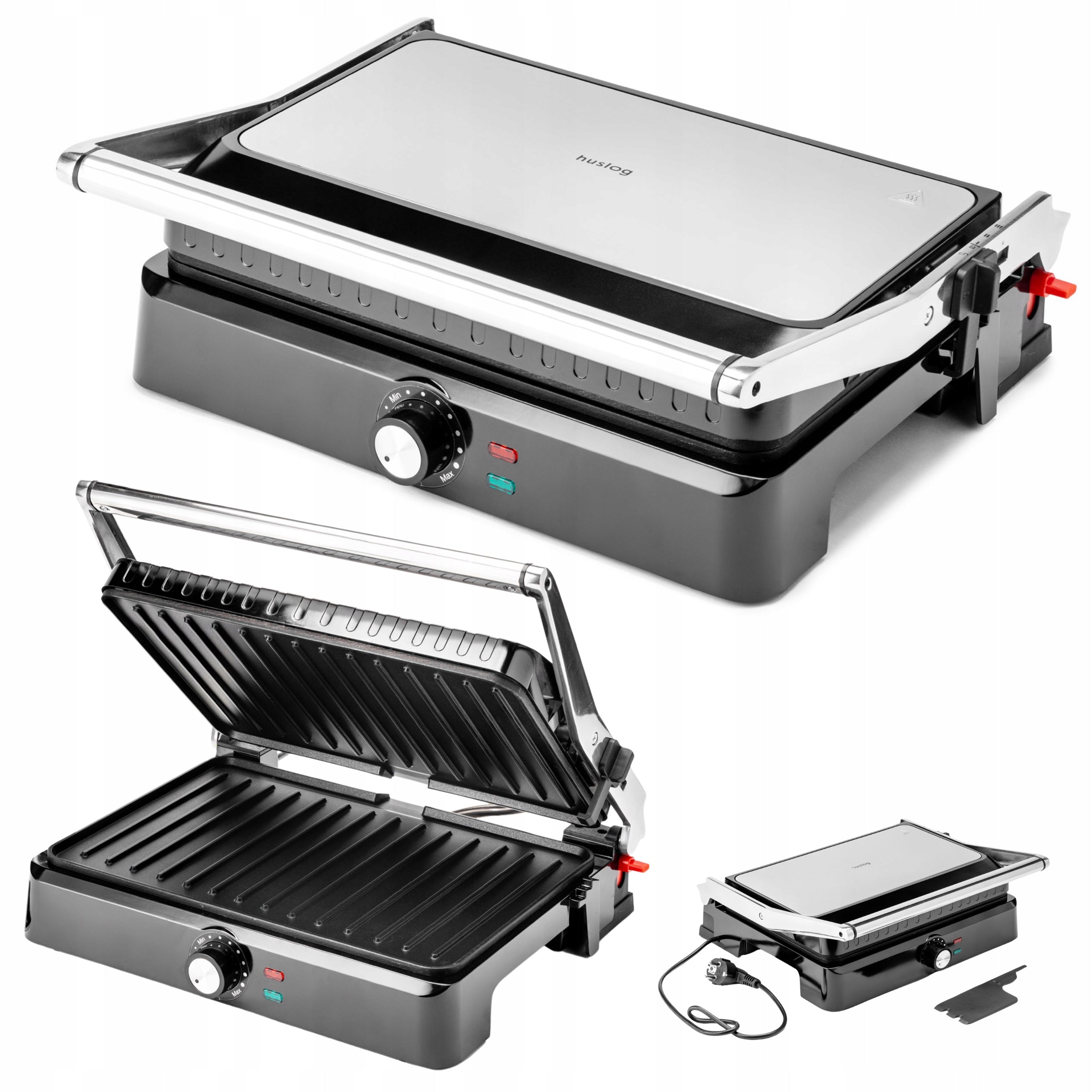Electric Grill Toaster Folding 2200W Temperature Control