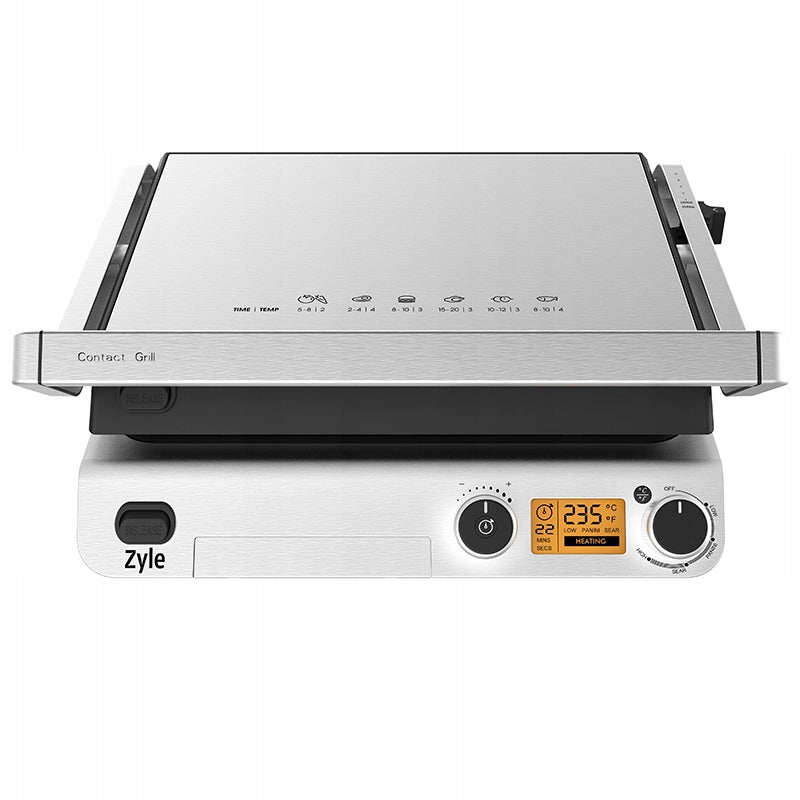 Electric Grill Toaster Panini Zyle 2000W LCD Removable Plates Power rating 2000 W