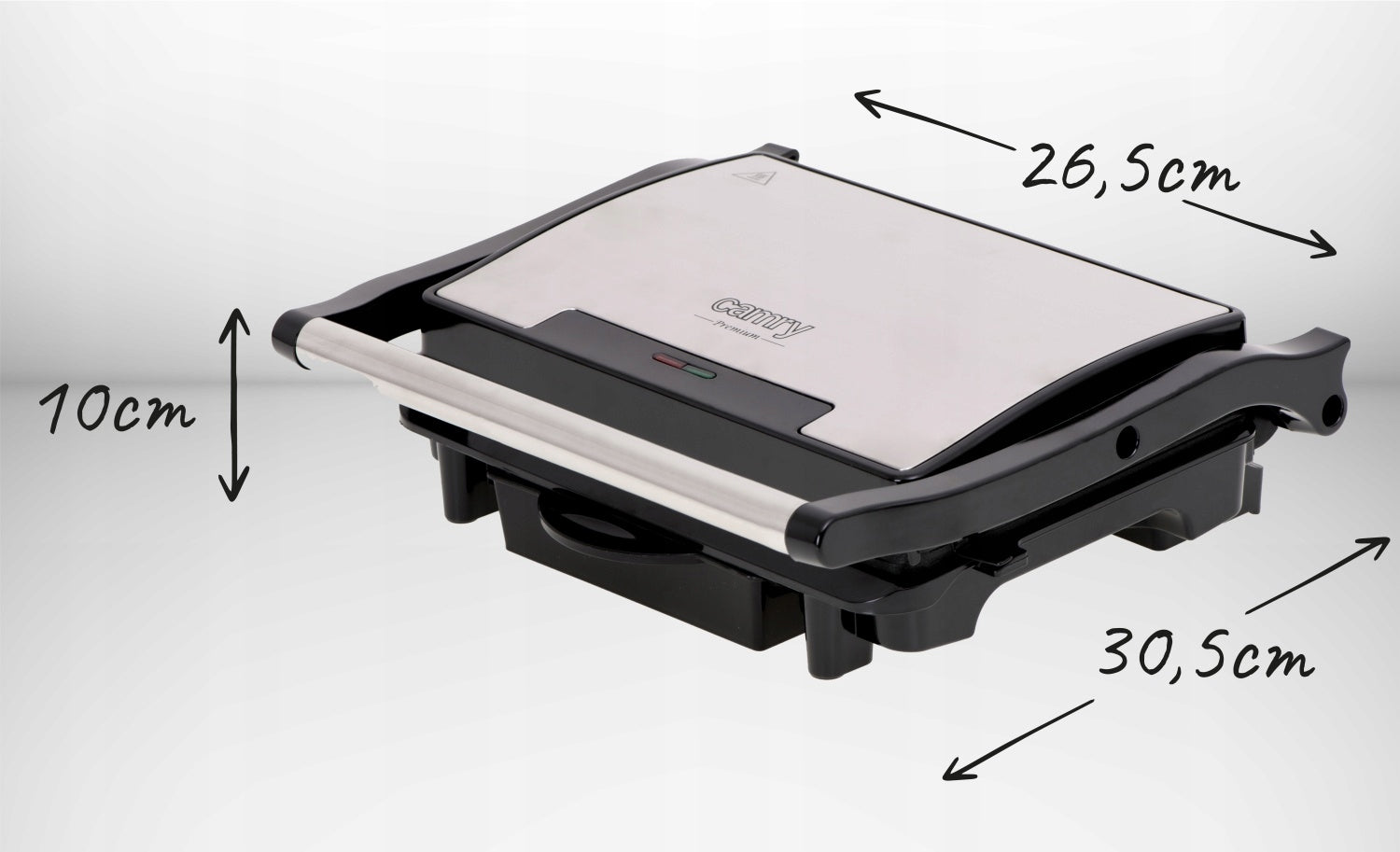 Electric Grill for Meat Toast Vegetables 2100W Folding Toaster Camry Brand Camry