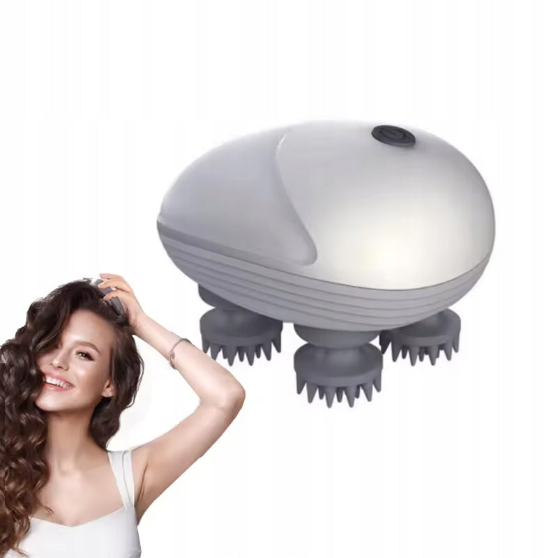 Electric Head Massager, Portable Handheld Waterproof Head Massager