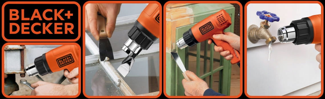 Electric Heat Gun 1750W Black & Decker KX1650 Packaging status original