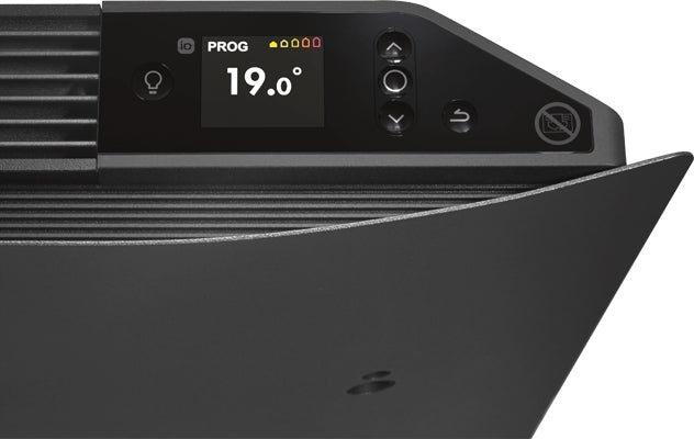 Electric Heater 1500W Anthracite 93,0x56,5x11cm Divali Horizontal Packaging status original