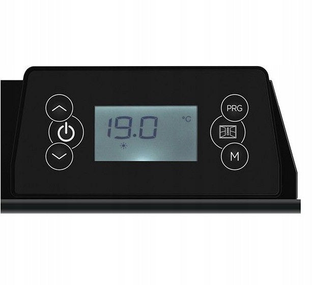 Electric Heater 2000W Anthracite Flat LCD Brand fr1