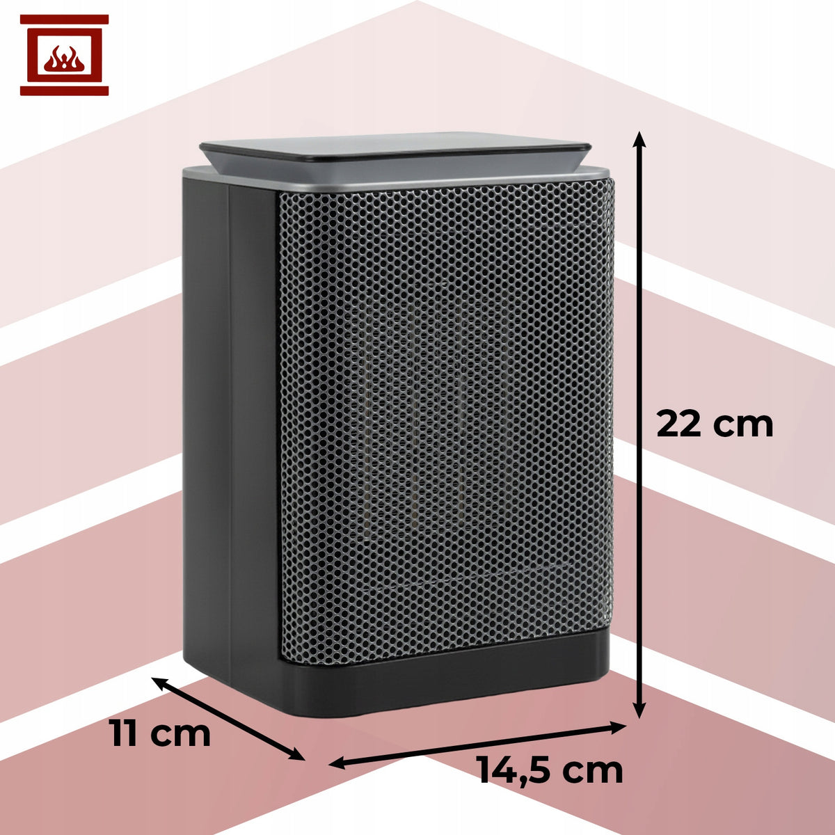 Electric Heater Ceramic KAMINER PTC 1500W Energy Efficient Farelka Packaging status original
