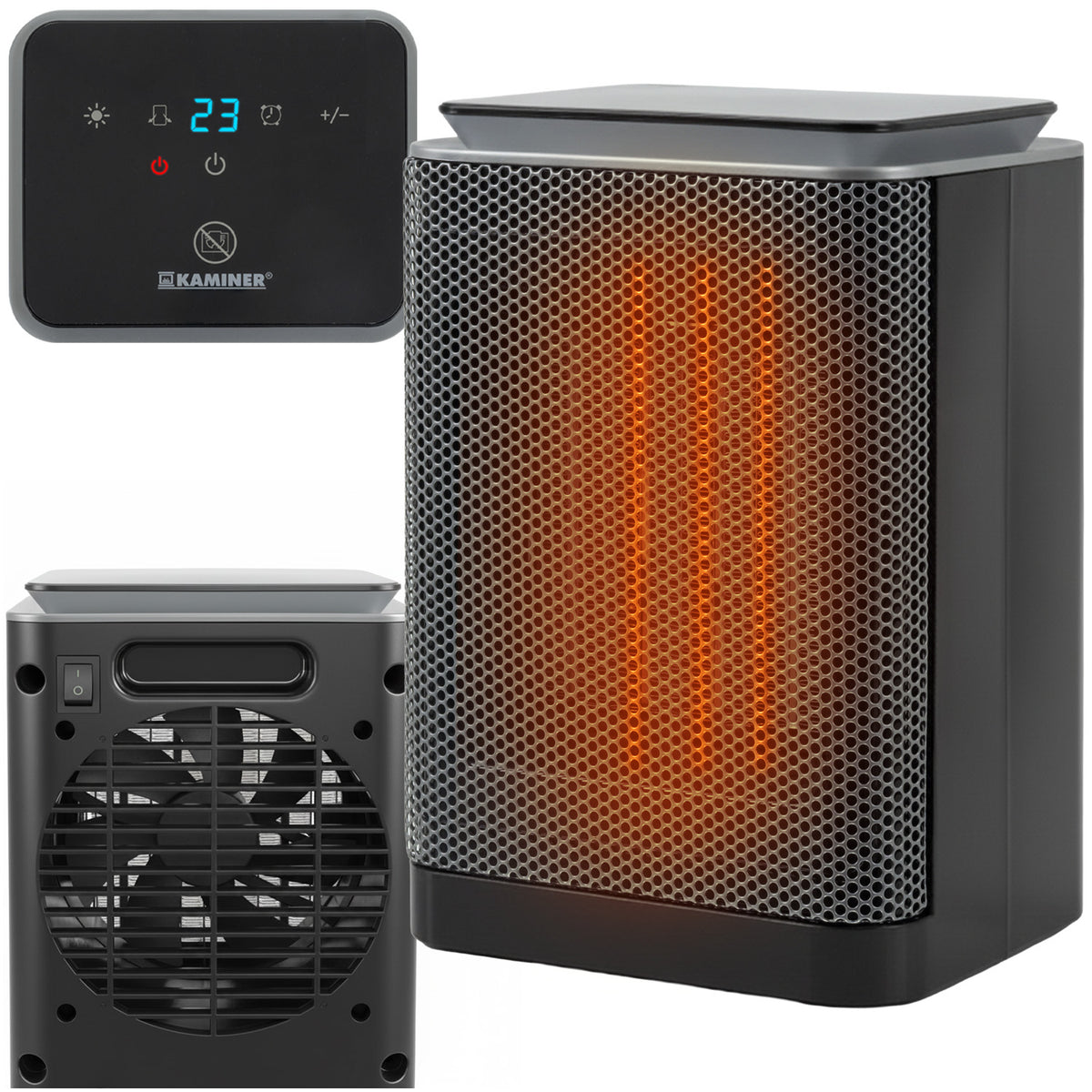 Electric Heater Ceramic KAMINER PTC 1500W Energy Efficient Farelka