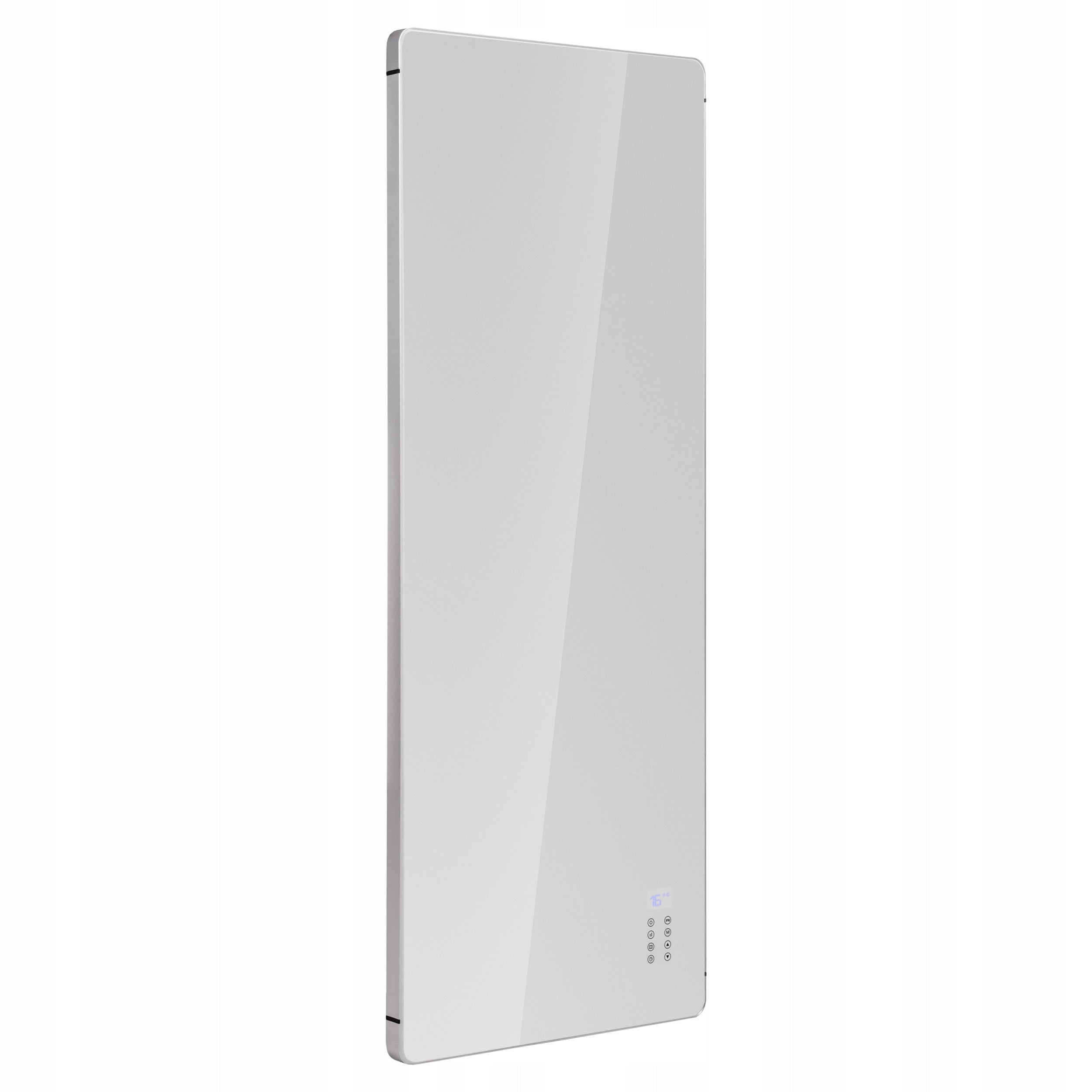 Electric Heater Tempered Glass 800W Wall Mounted XL Energy Efficient White EAN (GTIN) 5905610250201