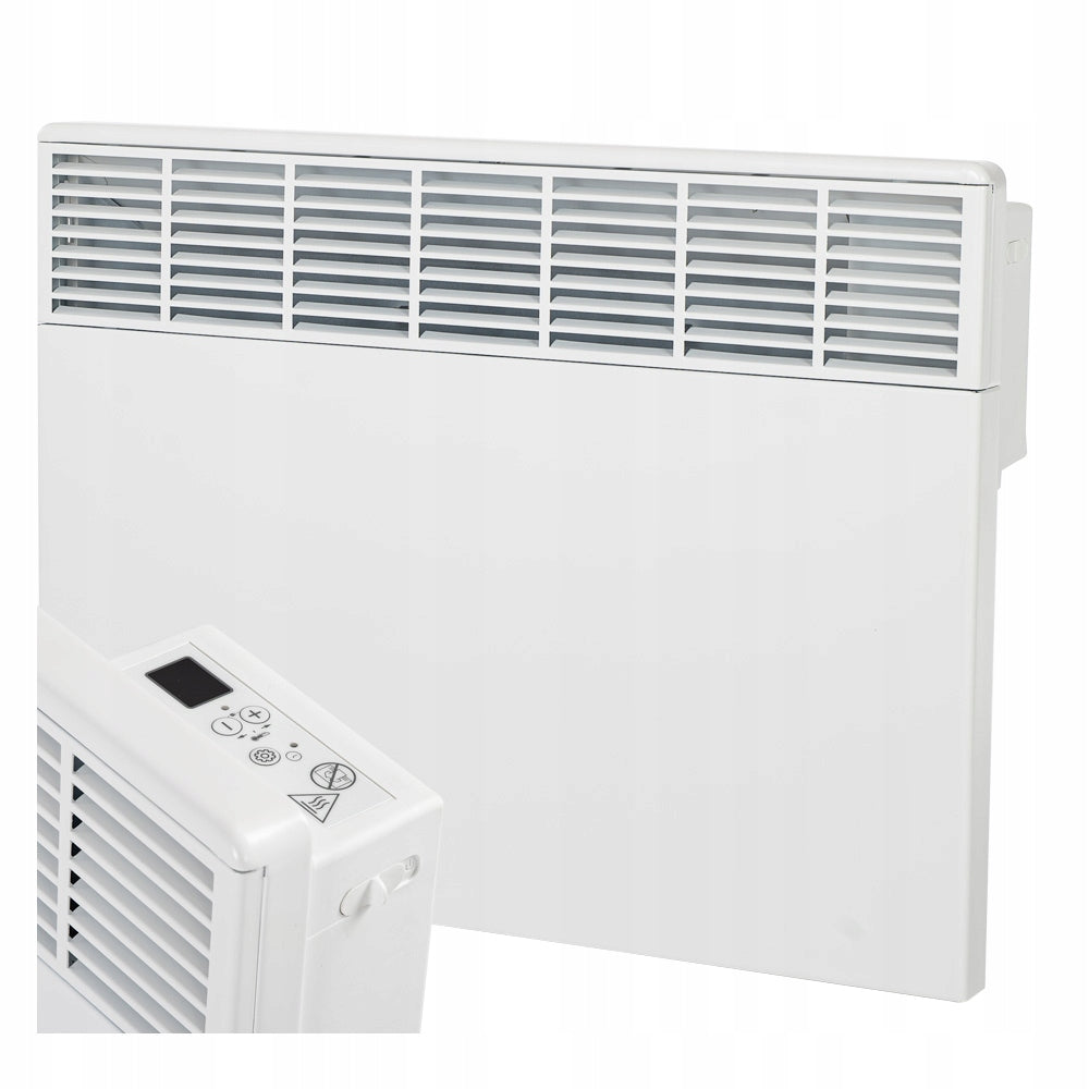 Electric Heater Thermostat Wall Programmer Portable 2000W White Brand Intuis