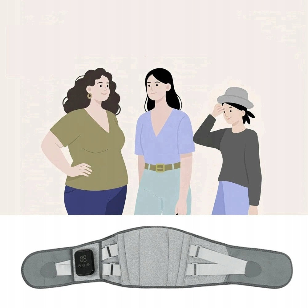 Electric Heating Belt Lumbar Massager Wireless 2000mAh and 12W Packaging status original