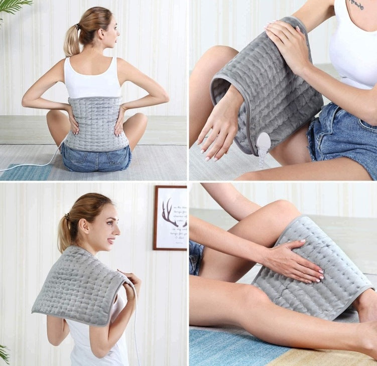 Electric Heating Pad 90x60cm Therapeutic Grey Medical device no