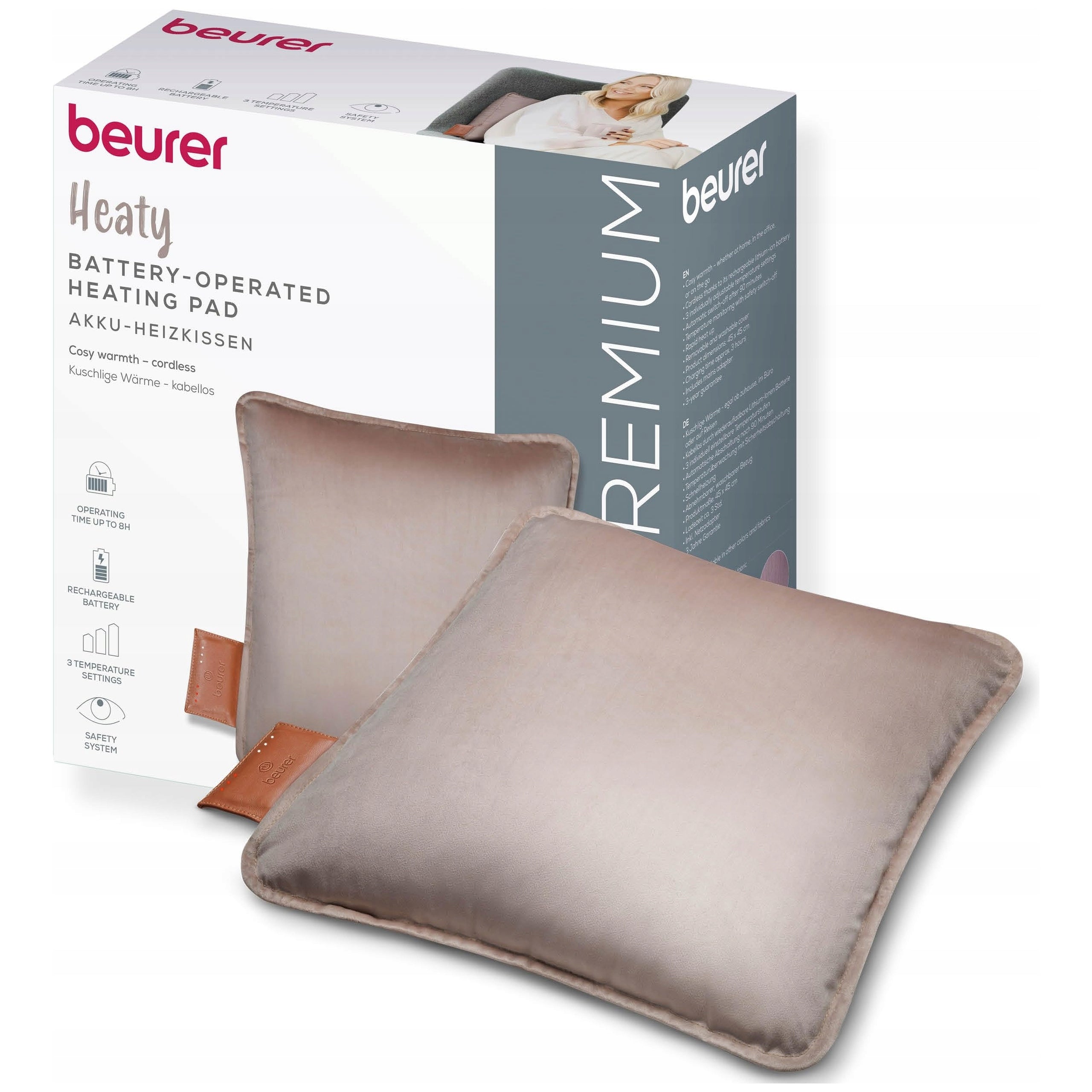 Electric Heating Pillow Beurer HK 77 Heaty Back Body Heating