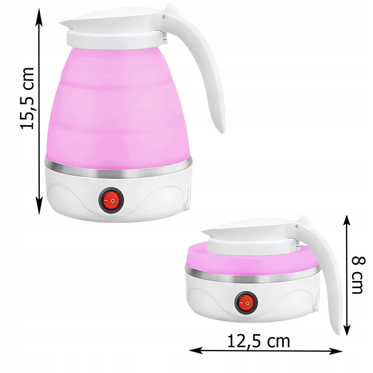 Electric Hiking Kettle 0,6L 600W Foldable Travel Portable BiL2 Manufacturer code 106-P