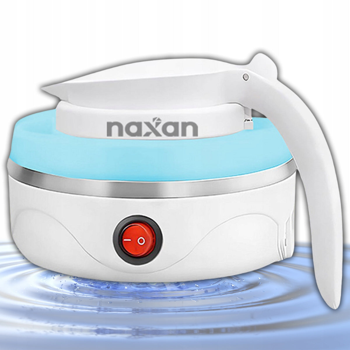 Electric Hiking Kettle 0,6L 600W Foldable Travel Portable Naxan Material metal synthetic material