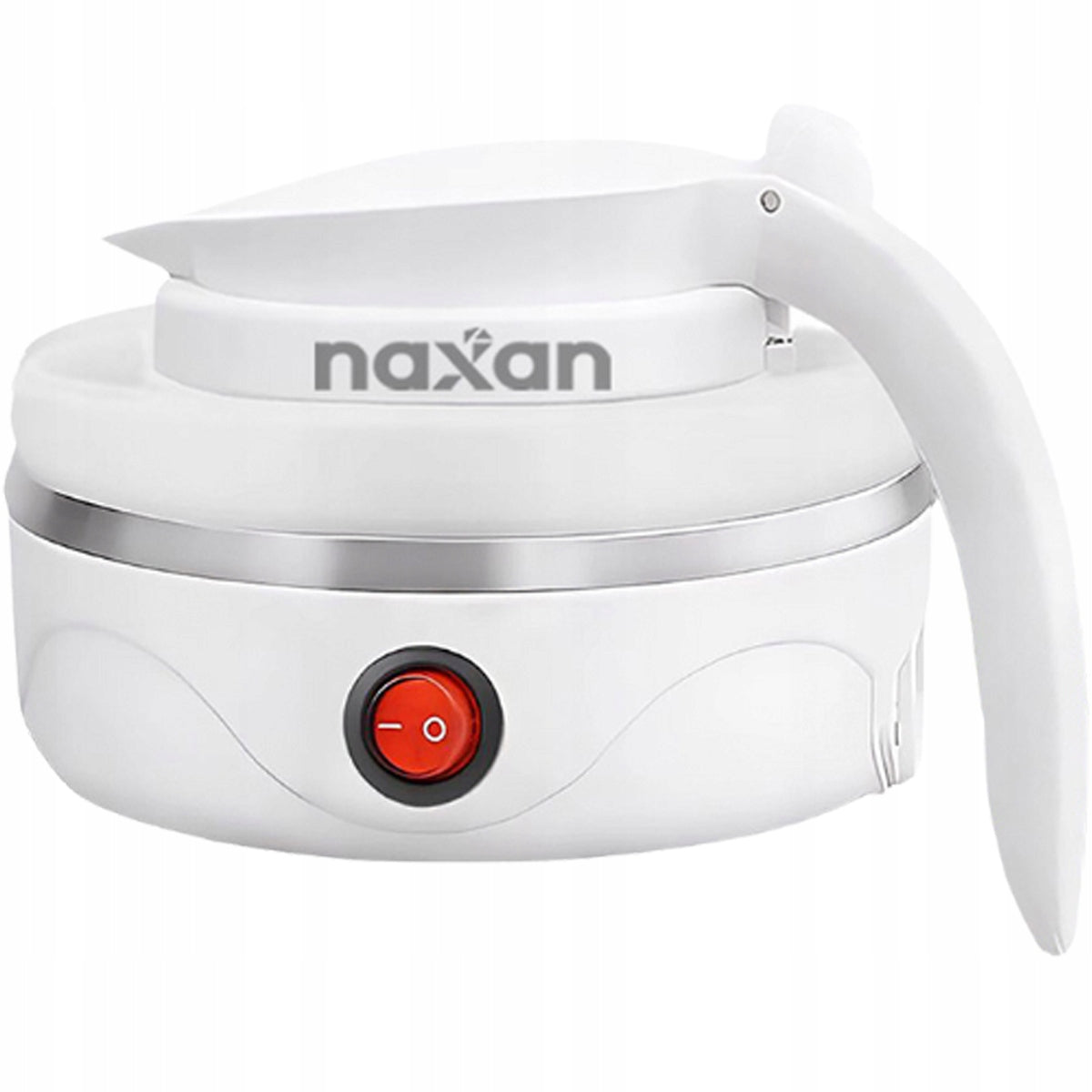 Electric Hiking Kettle 0,6L 600W Folding Travel Small Flat Model ZB-6-WHITE