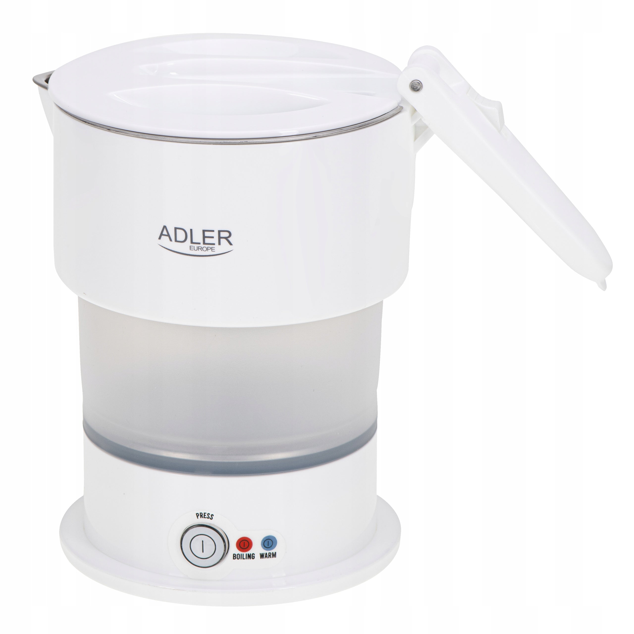 Electric Hiking Kettle Folding 0,6L 600W Small Silicone Travel Brand ADLER