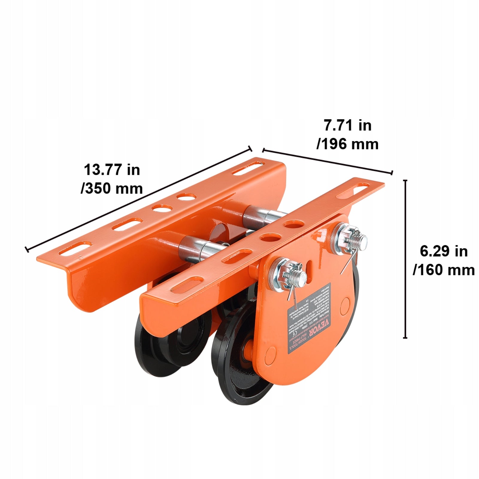 Electric Hoist Manual Trolley 2200 lbs 1 Ton 2.68-4.33 inch for I Beam Manufacturer code DDHLSDXC1T26IDDHFV0