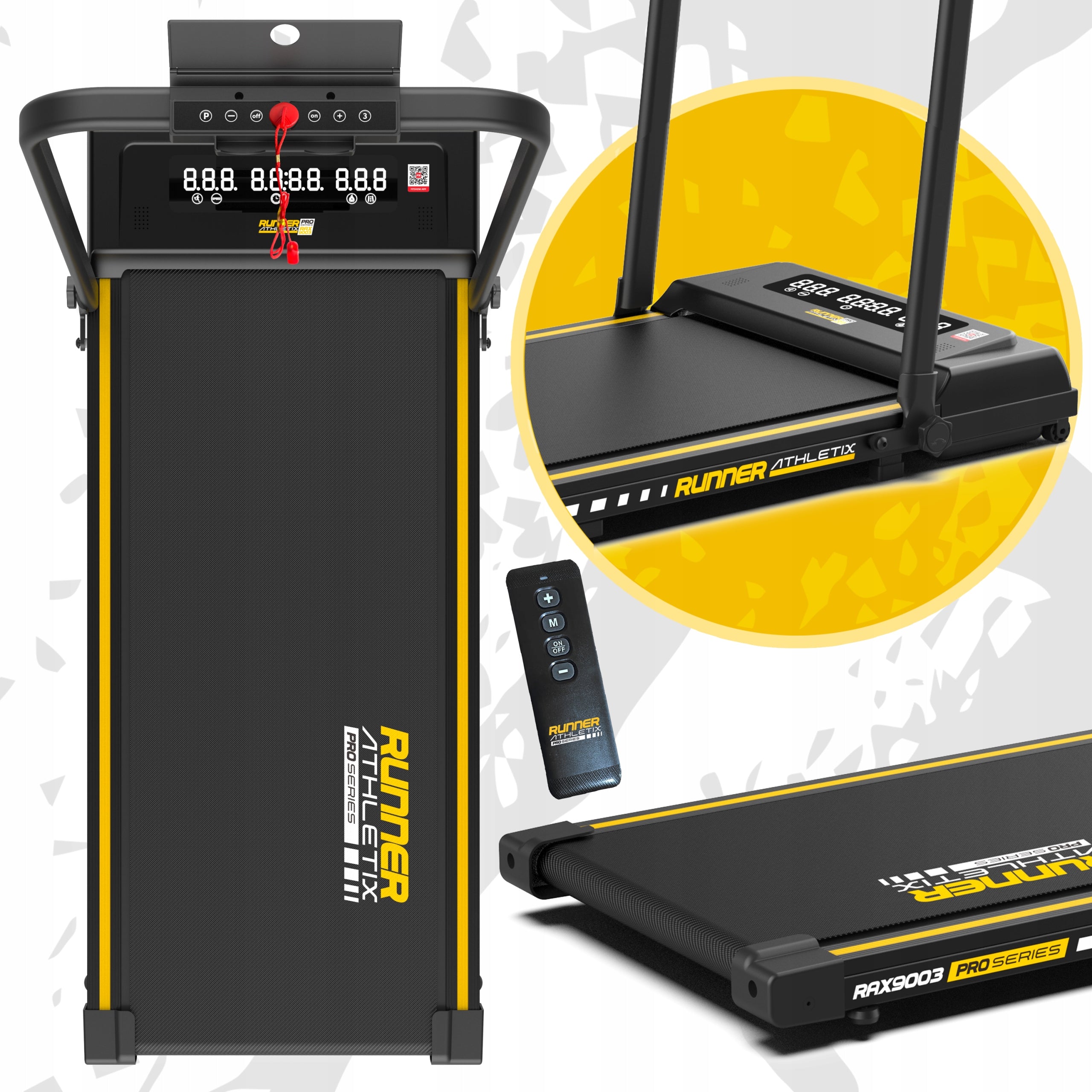 Electric Home Folding Treadmill Walkingpad Runner 12kmh b.silent RAX9003 Model other