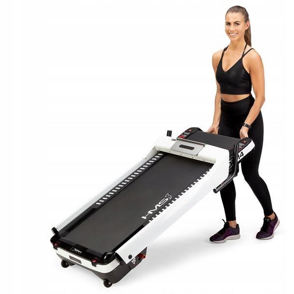 Electric Home Treadmill Folding 120kg Shock Absorption Wide Belt 14km/h Brand HMS