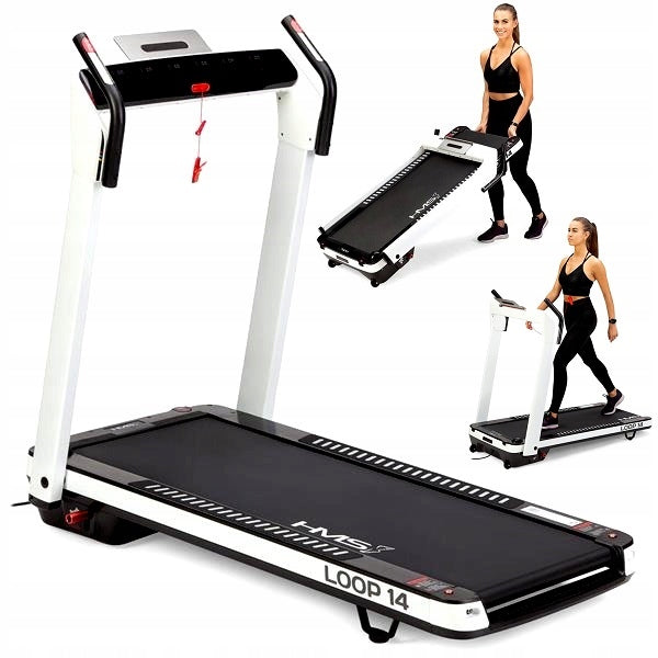 Electric Home Treadmill Folding 120kg Shock Absorption Wide Belt 14km/h