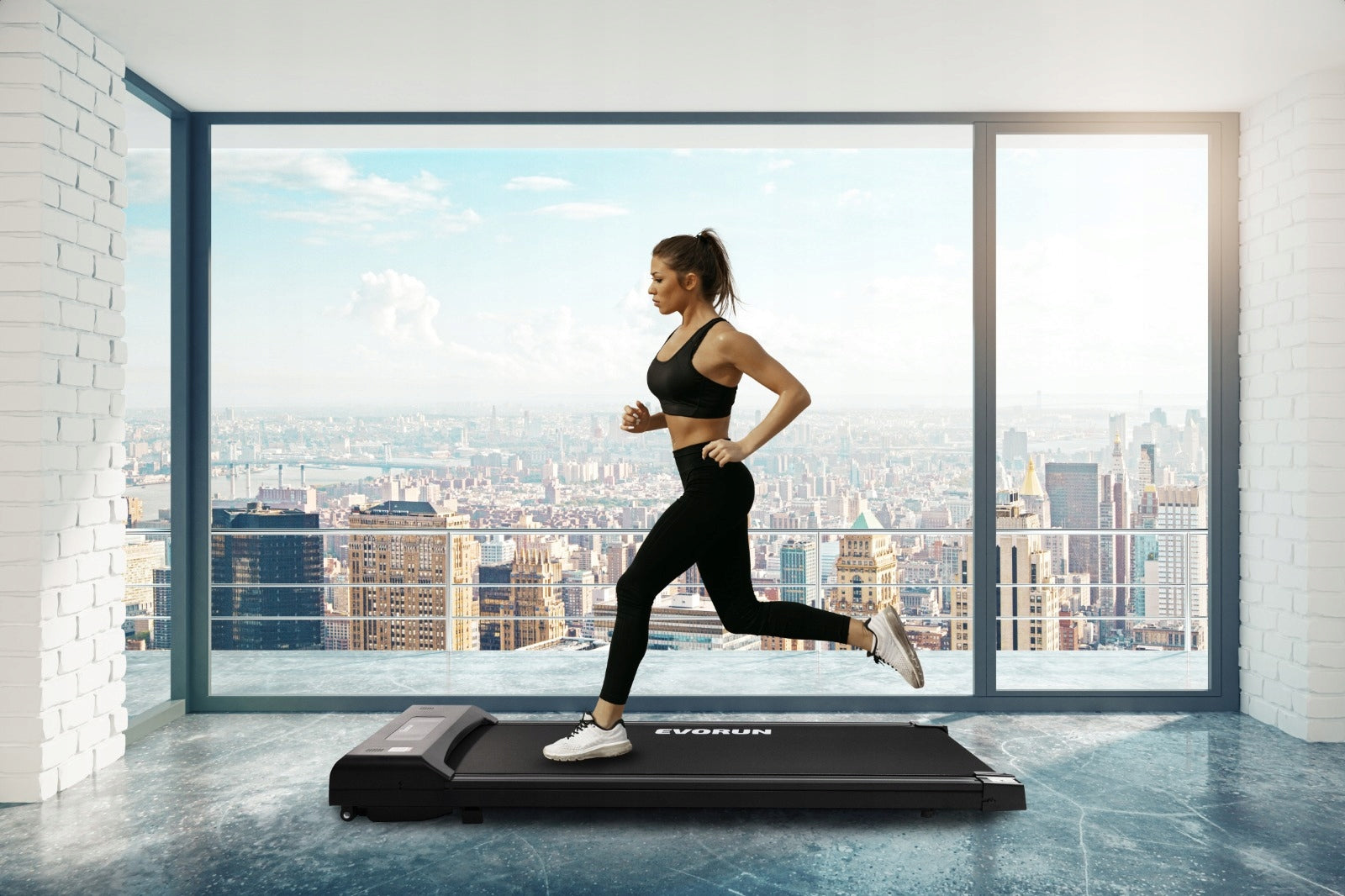 Electric Home Treadmill Folding Under Desk for Walking Running EvoRUN Brand EvoRun