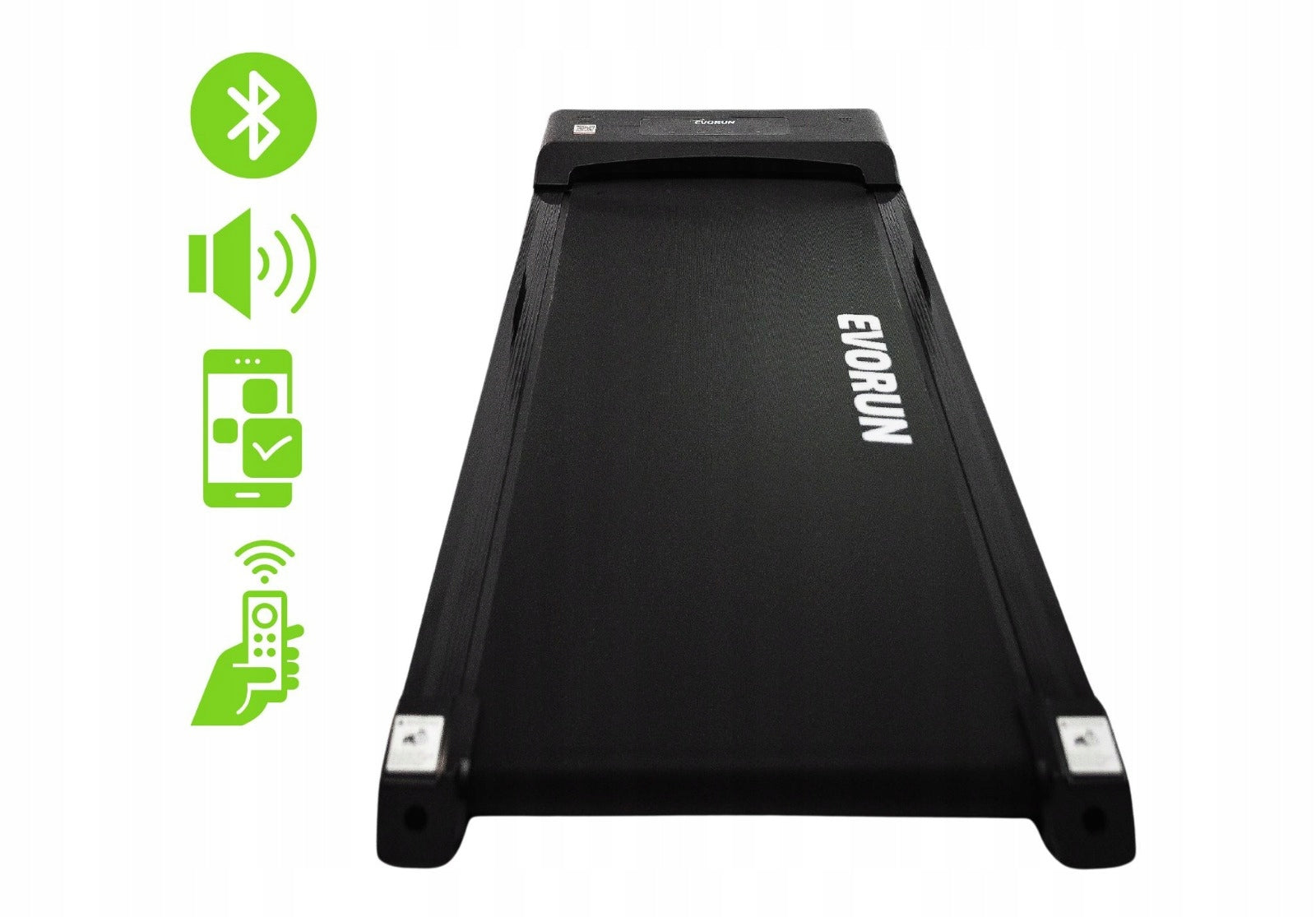 Electric Home Treadmill Folding Under Desk for Walking Running EvoRUN Measurements training duration distance speed burned calories