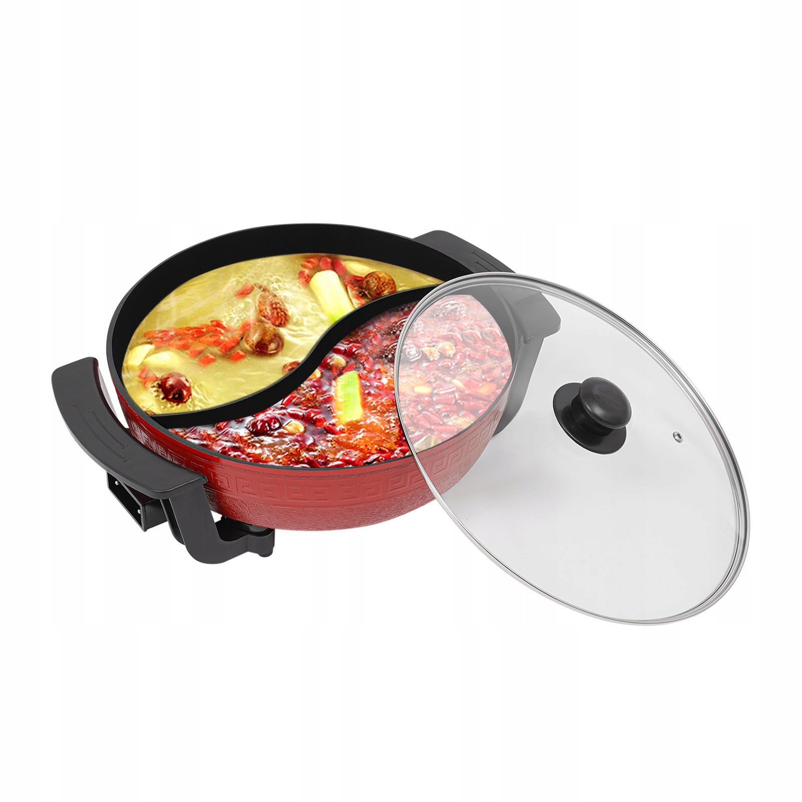 Electric Hot Pot 1360W 5 Temperature Levels 6L