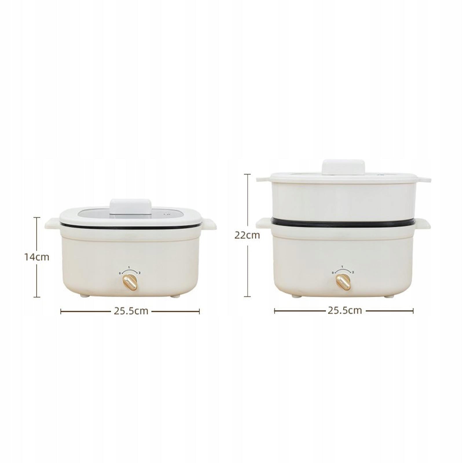 Electric Hot Pot Quick Heating Small Electric Cooker Portable Electric Pot Brand no brand