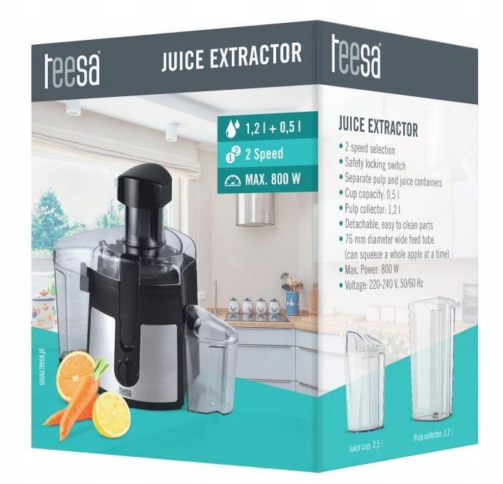 Electric Juicer 800W 2 Speeds [D469 Brand Teesa