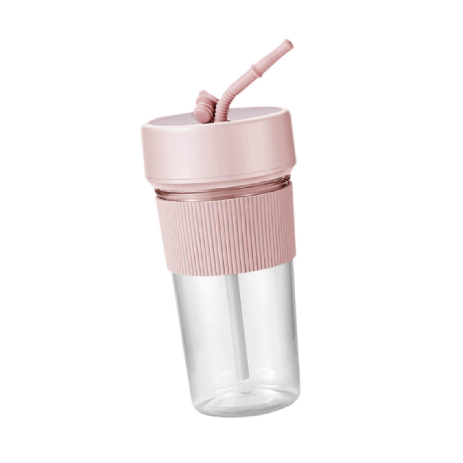 Electric Juicer Blender Cup Handheld for Shakes and Smoothies Electric Pink