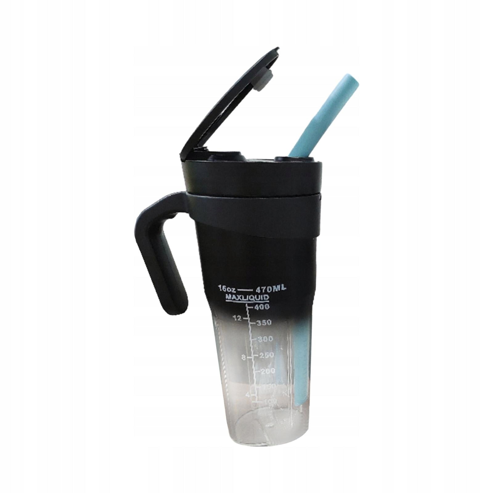 Electric Juicer Cup 470ml Small Fruit Mixing Machine USB Ice Blender Black Dominant color black