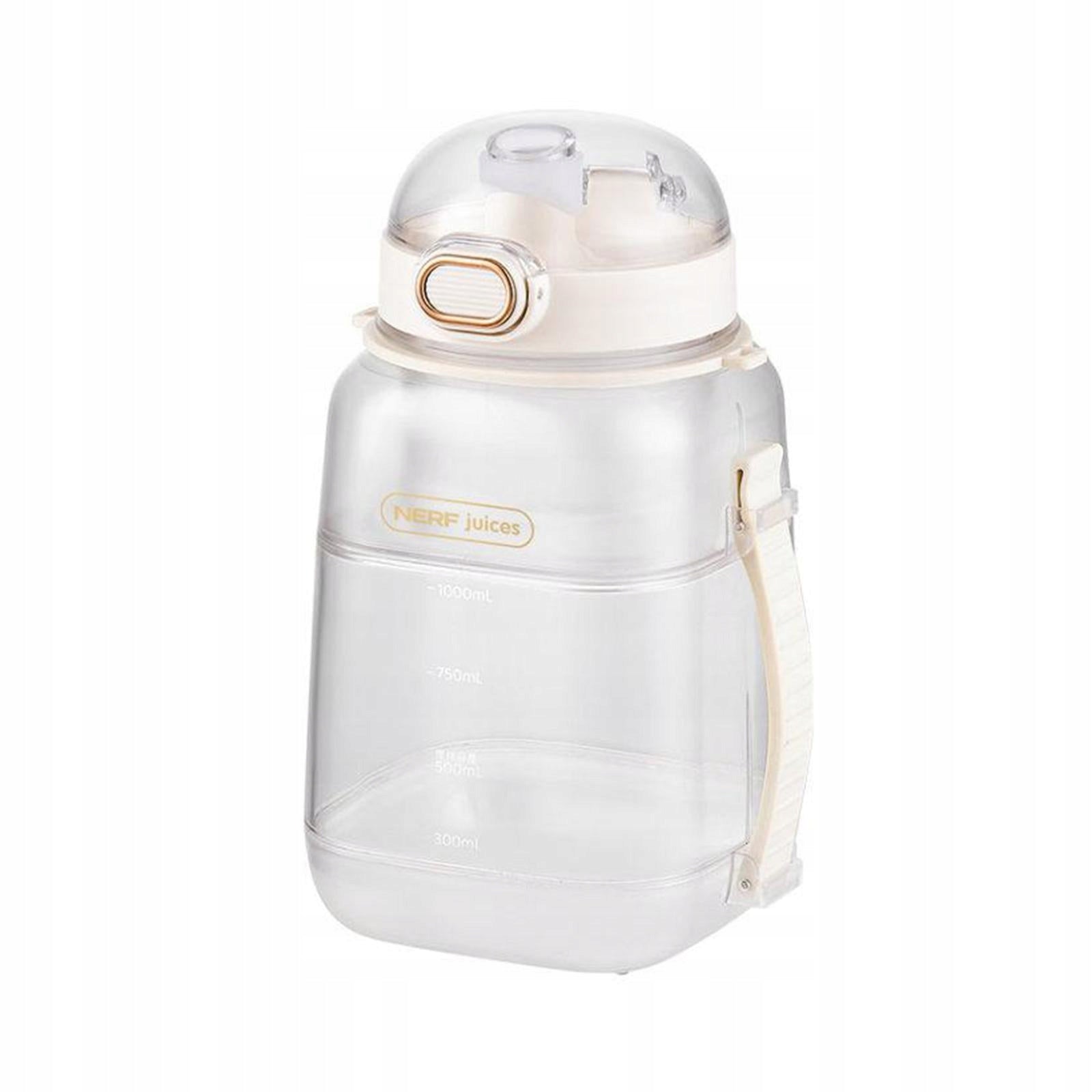Electric Juicer Cup Sturdy Smoothie Bottle Multiuse 1L Juicing Bottle