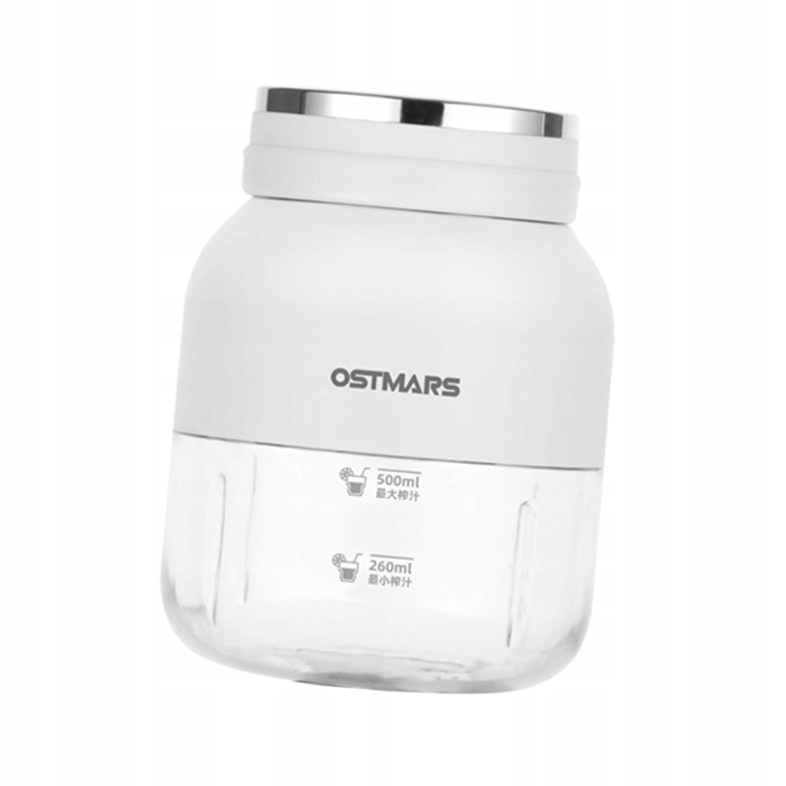 Electric Juicer, Water Bottle, Birthday Gifts, Portable Blender Mixer white