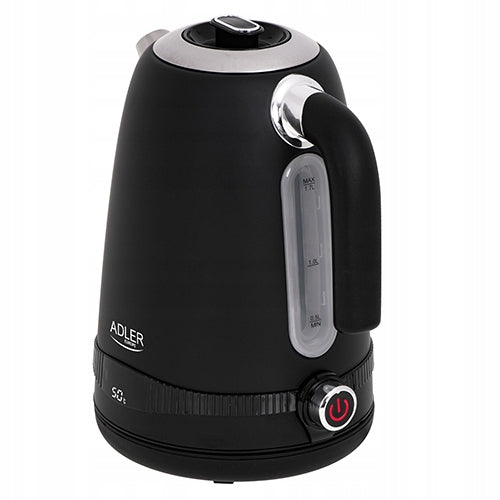 Electric Kettle 1,7L Temperature Control Metal STAINLESS STEEL Packaging status original
