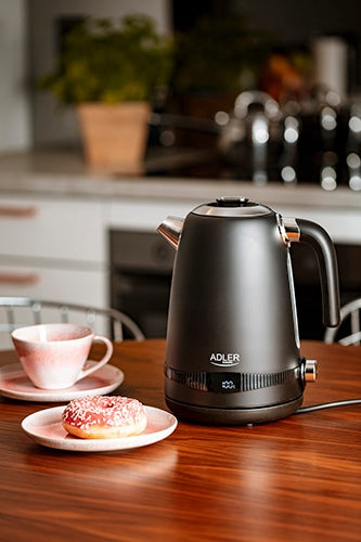 Electric Kettle 1,7L Temperature Control Metal STAINLESS STEEL Power 2200 W