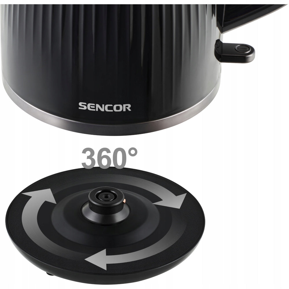 Electric Kettle 1,7L Wireless Sencor 7519BK 2200W Indicator black Capacity 1.7 l